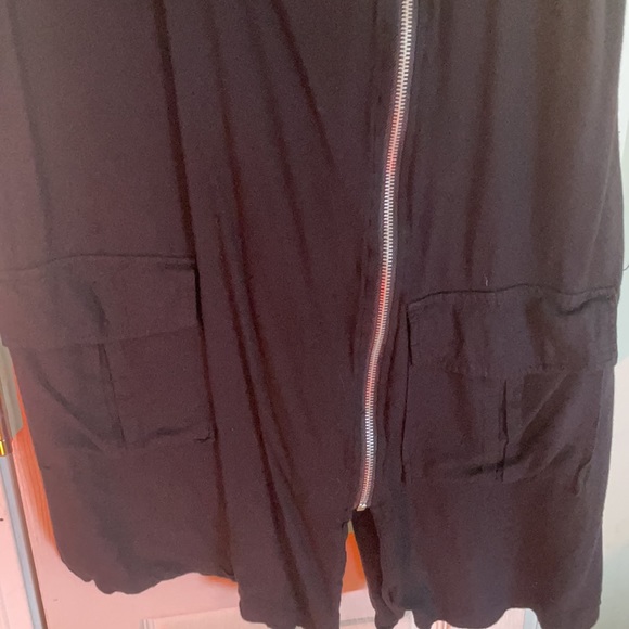 Love Tree Small Black Zip Up Tunic Style Shirt - Picture 4 of 10